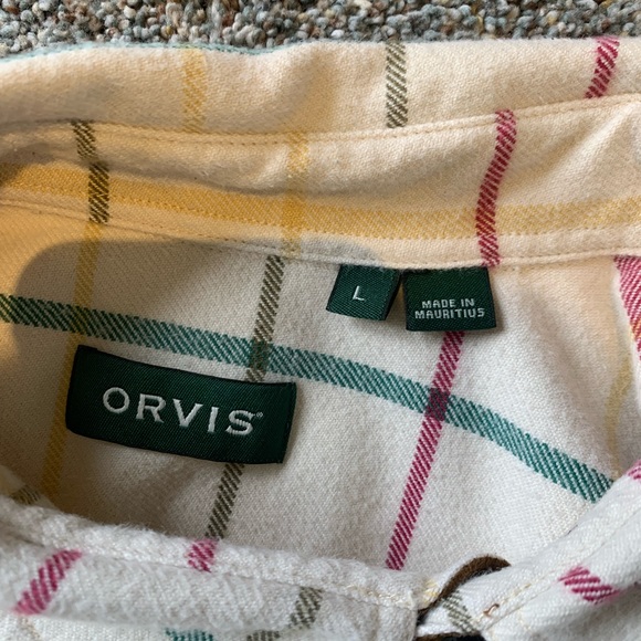 Orvis Perfect Flannel Shirt - Large - Picture 9 of 11